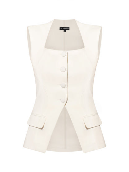 Classic Chic Tailored Vest