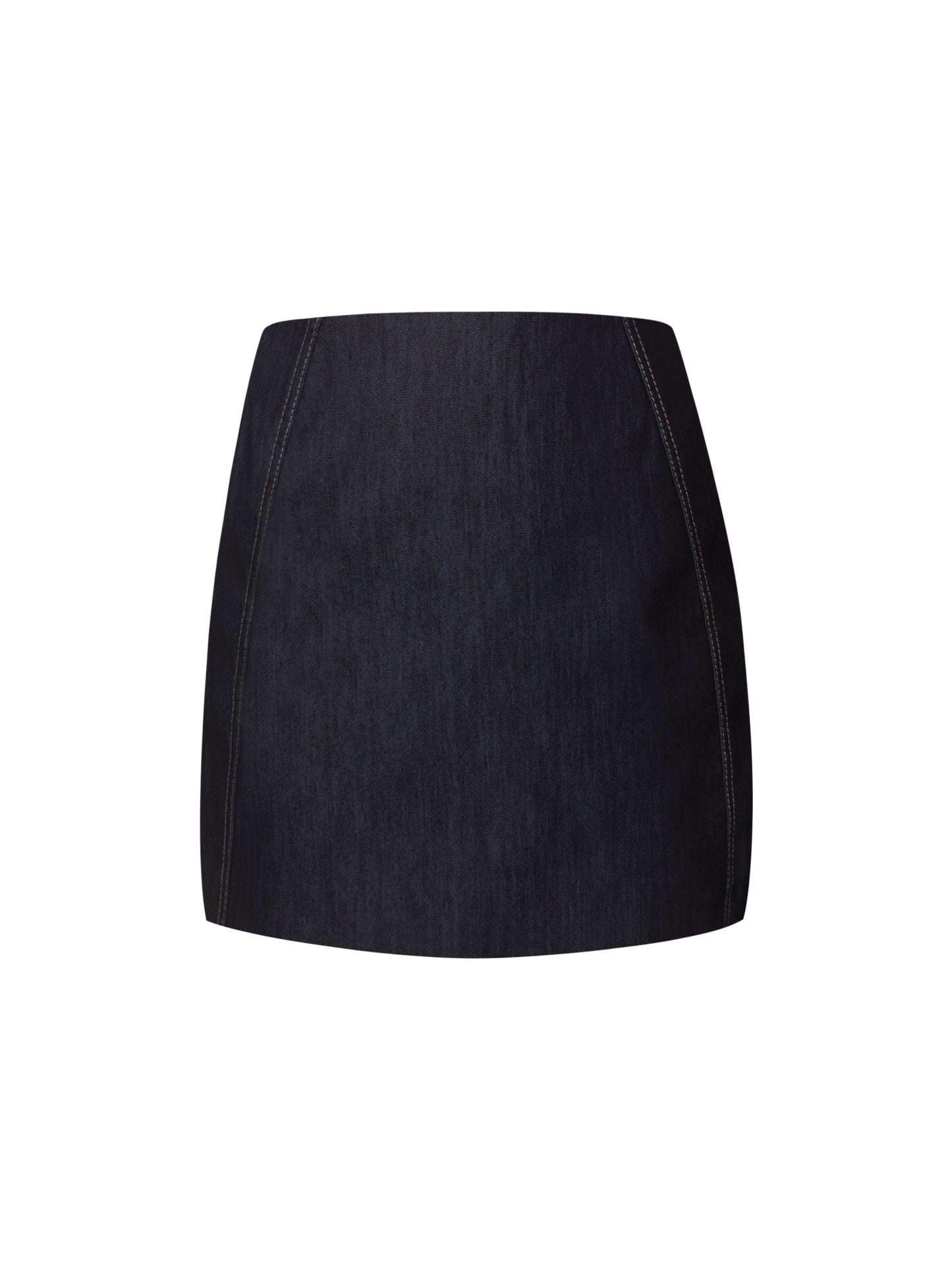 Denim Mini Skirt - Dark Blue