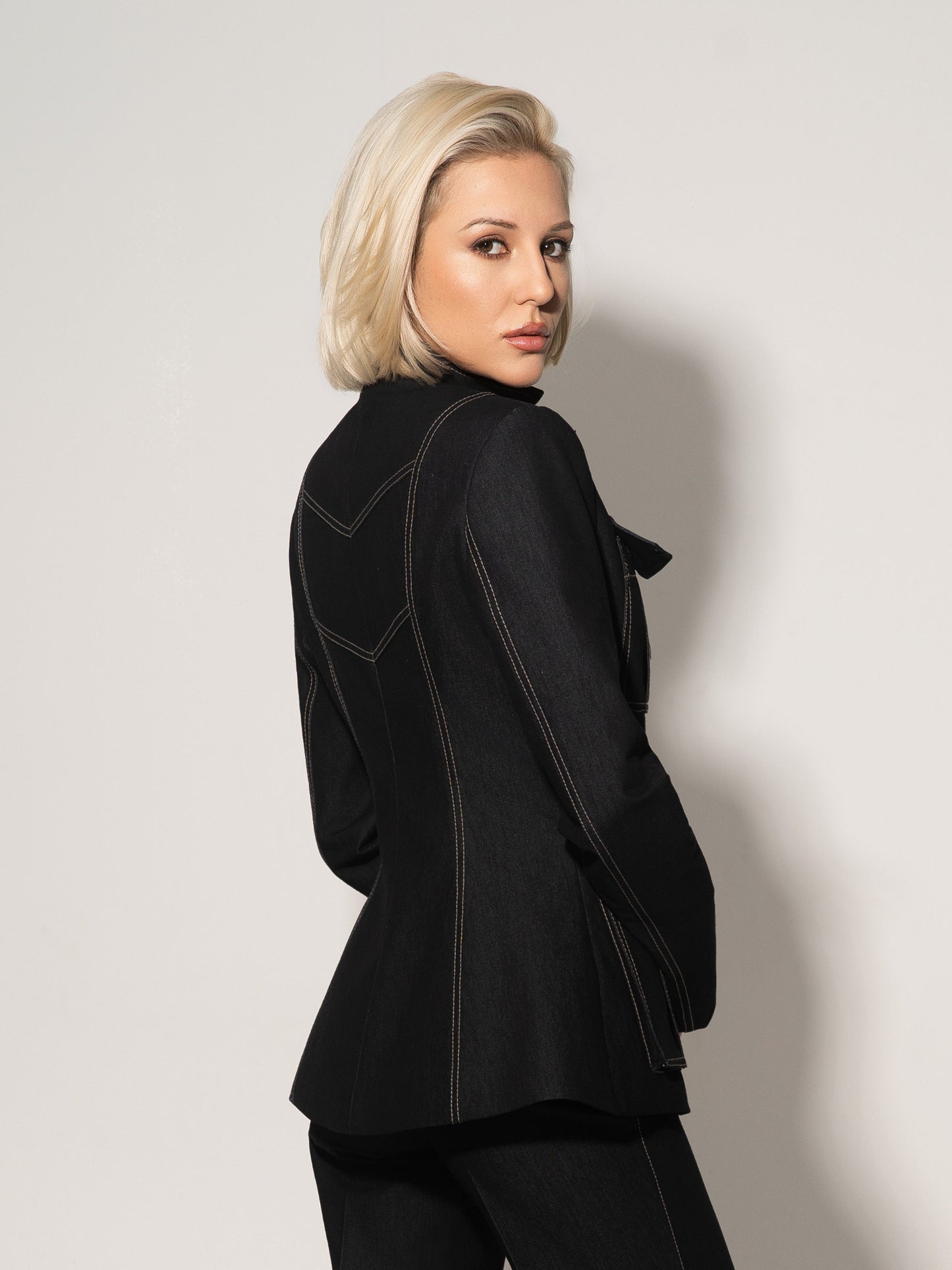 Details Matter Denim Jacket - Black