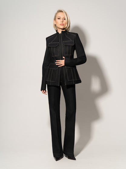 Details Matter Denim Jacket - Black
