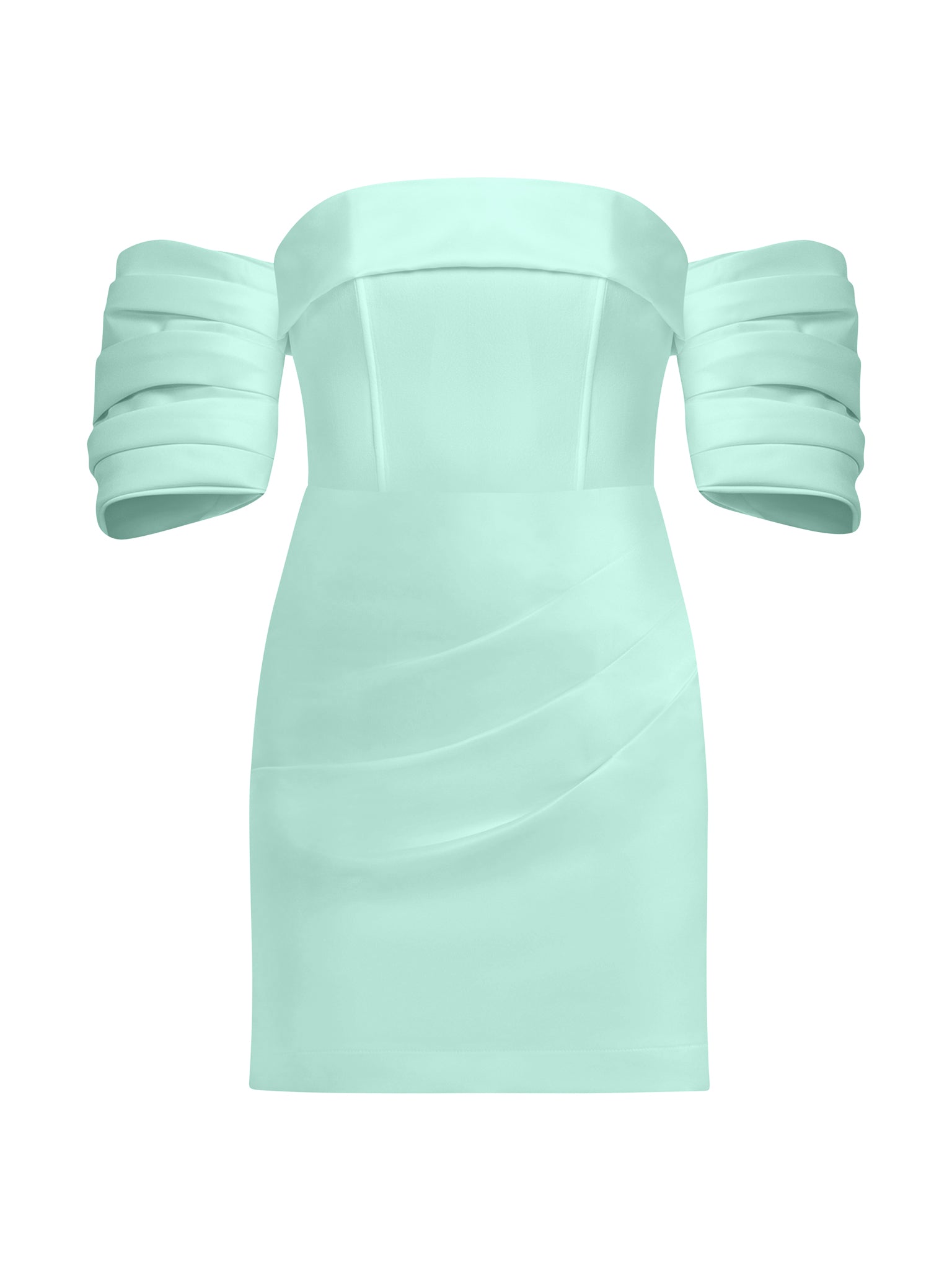 Devotion Mini Dress with Detachable Sleeves by Tia Dorraine Women's Luxury Fashion Designer Clothing Brand