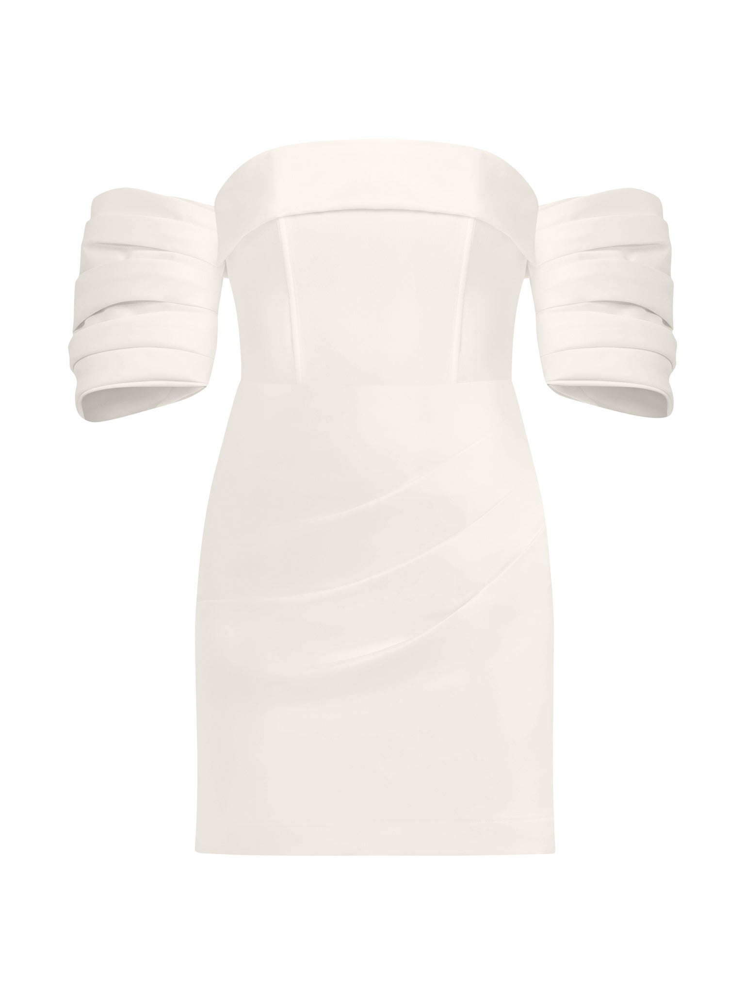 Devotion Mini Dress with Detachable Sleeves by Tia Dorraine Women's Luxury Fashion Designer Clothing Brand
