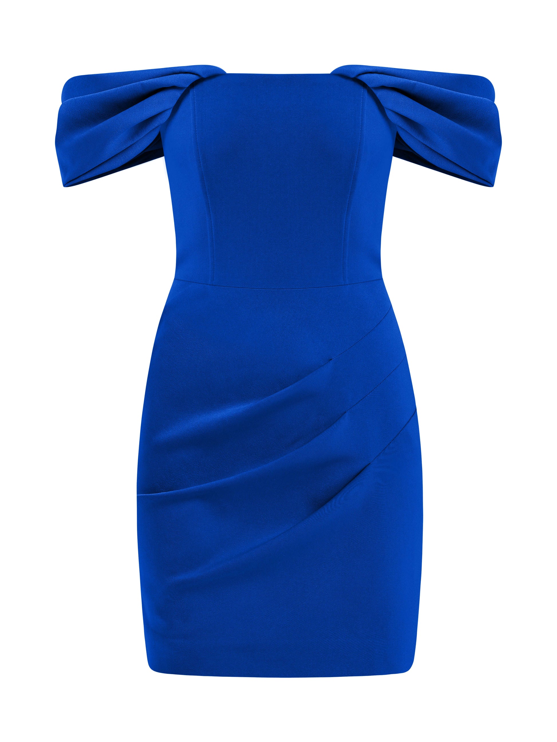 Evoking Glamour Mini Dress - Azure Blue by Tia Dorraine Women's Luxury Fashion Designer Clothing Brand