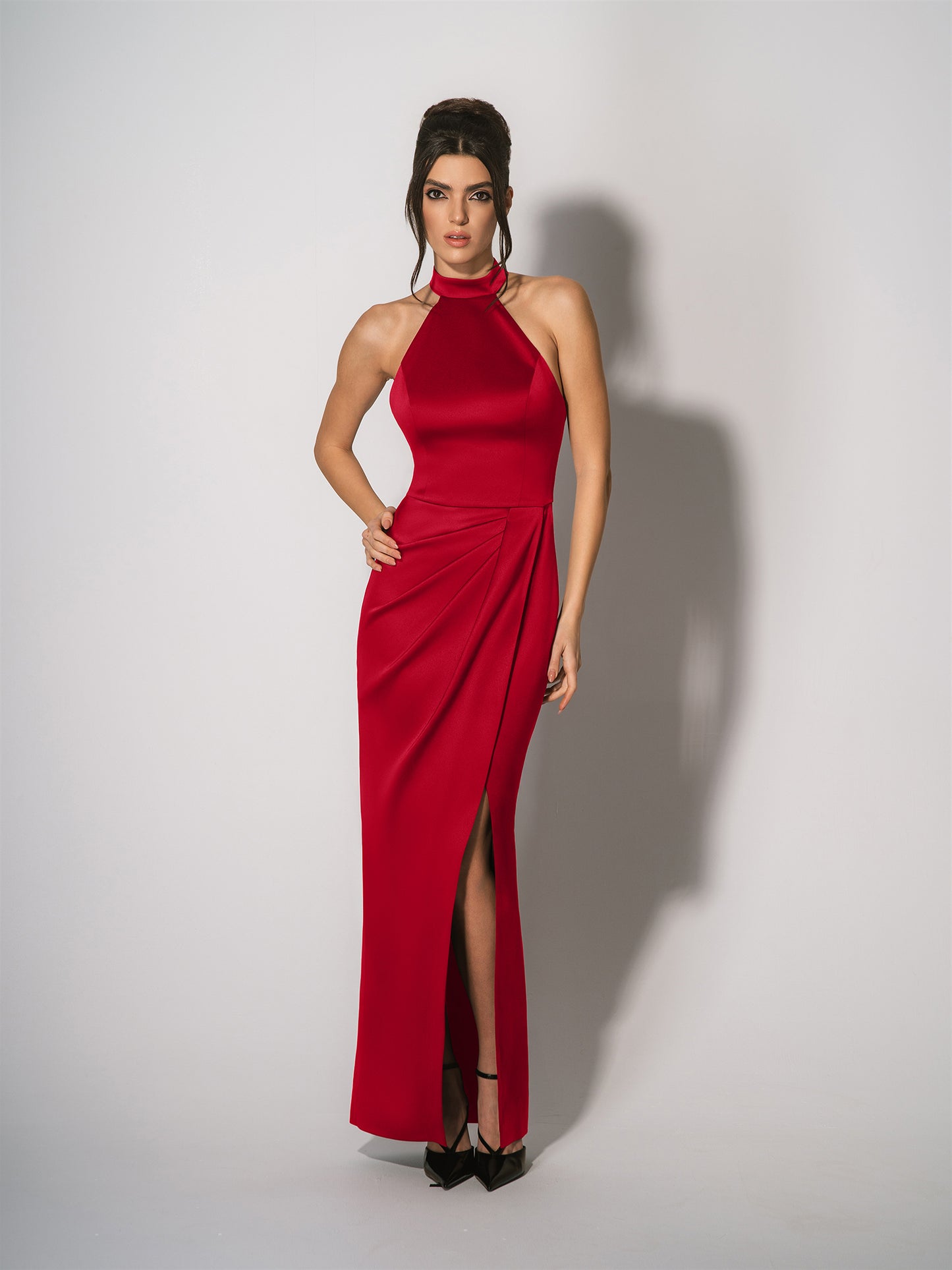 Fall in Love Maxi Dress - Fierce Red
