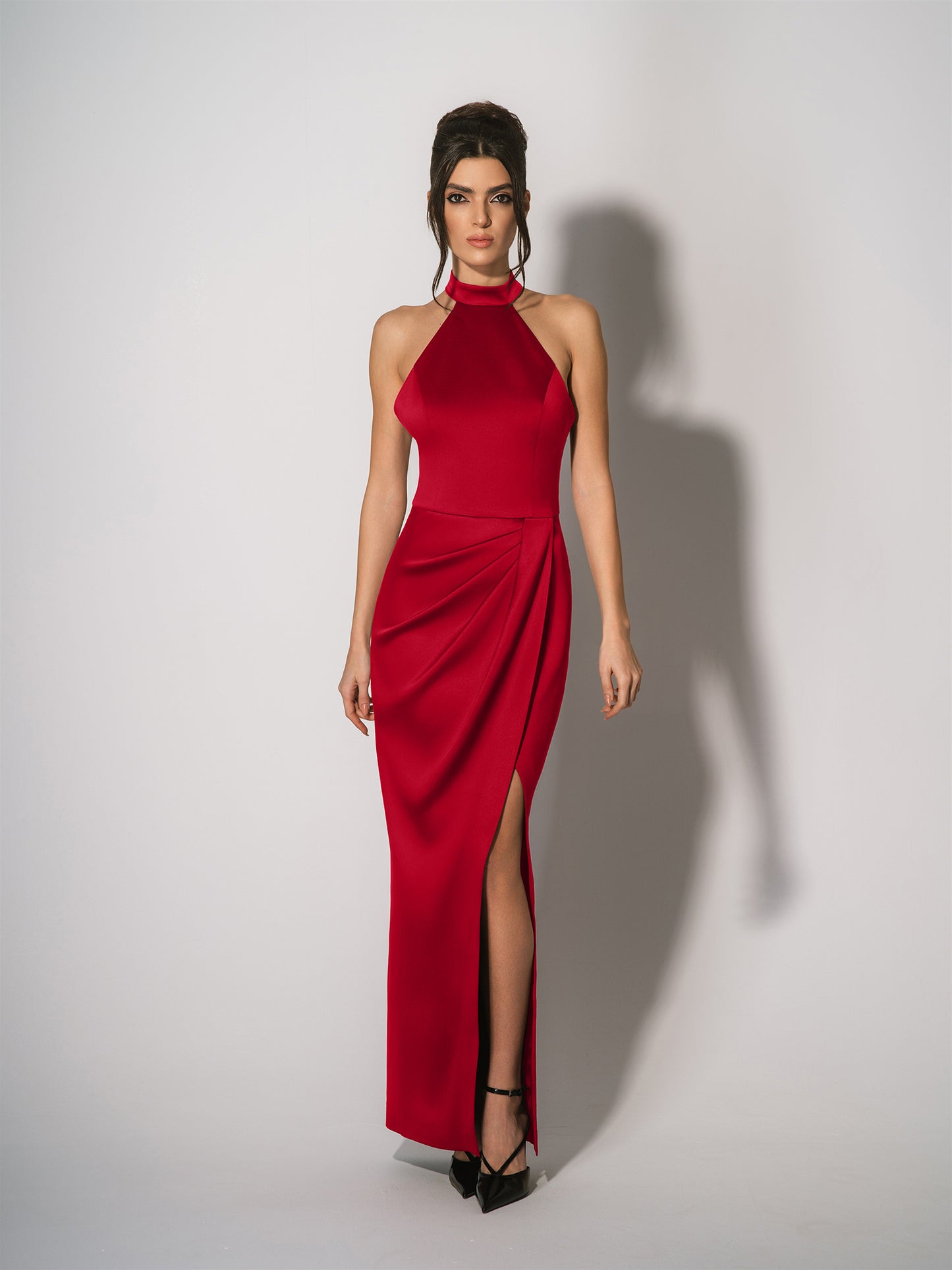 Fall in Love Maxi Dress - Fierce Red