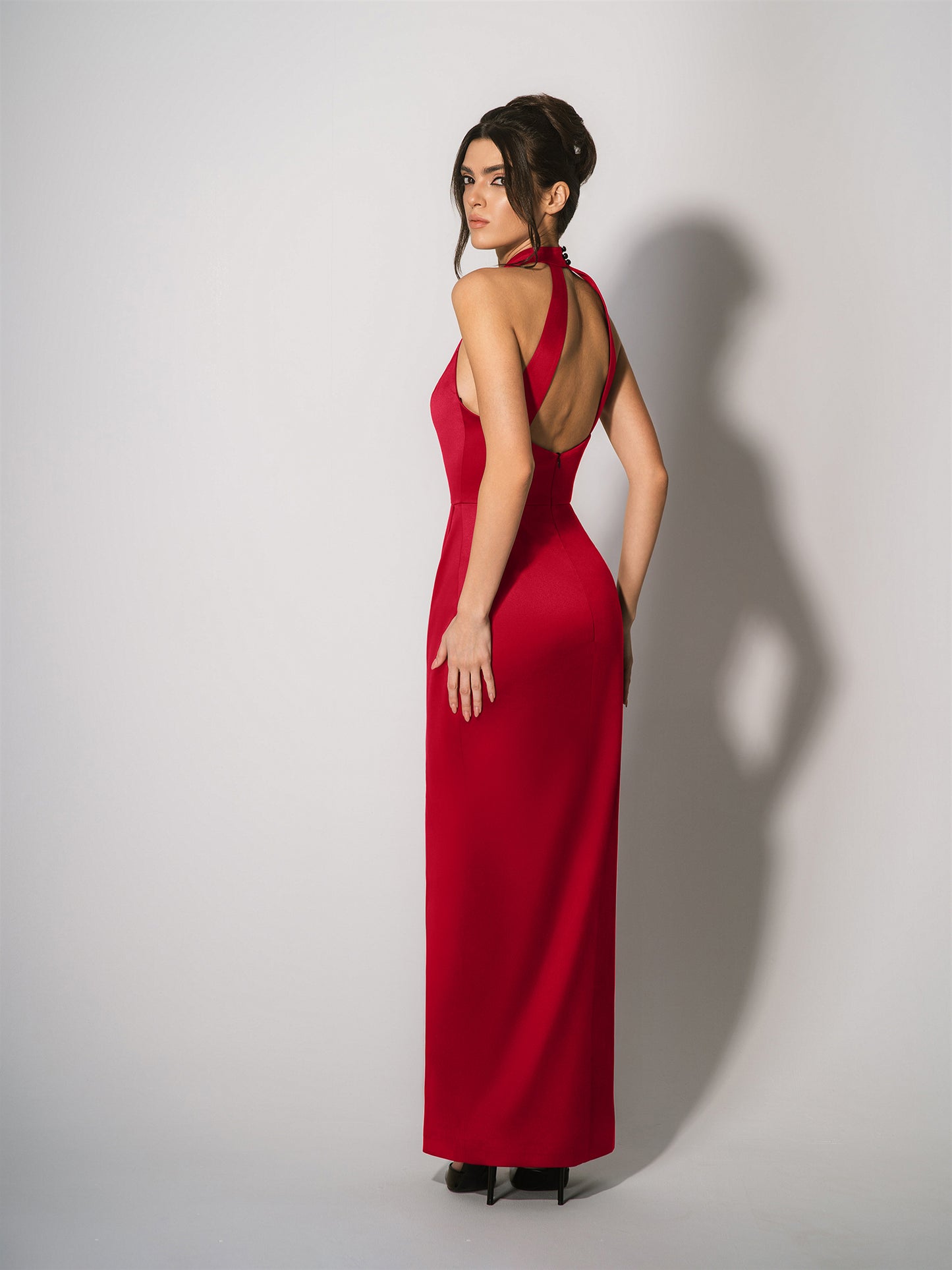 Fall in Love Maxi Dress - Fierce Red
