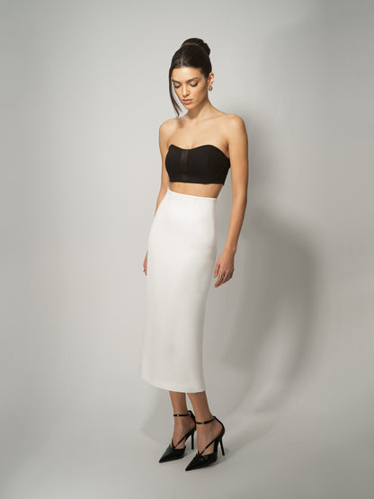 Femme Fatale Cropped Bustier Top