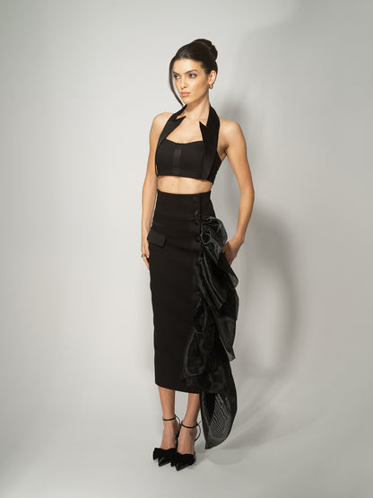 Femme Fatale Cropped Bustier Top