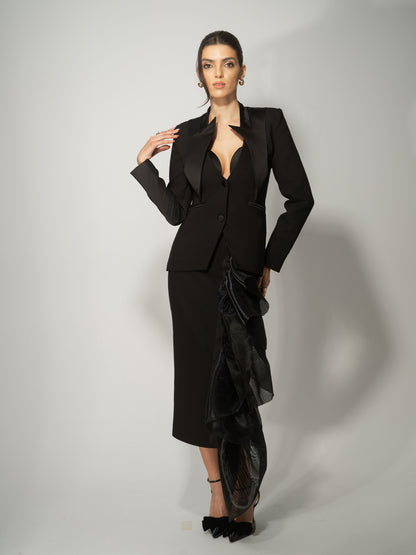 Femme Fatale Tailored Blazer by Tia Dorraine Women's Luxury Fashion Designer Clothing Brand