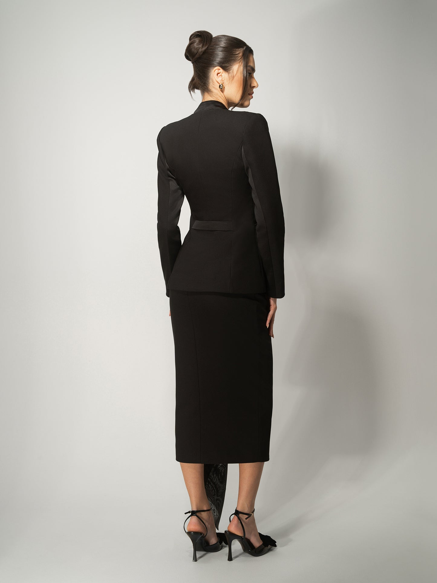 Femme Fatale Tailored Skirt Suit