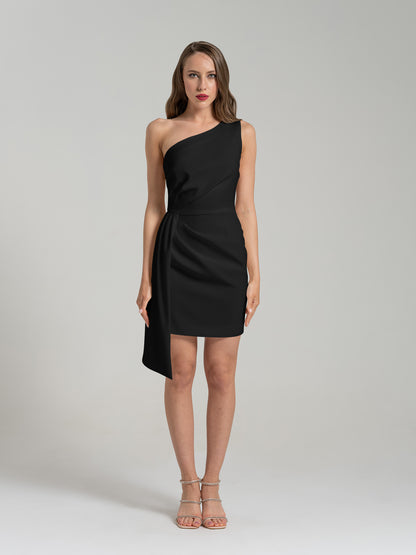 Iconic Glamour Short Dress - Black