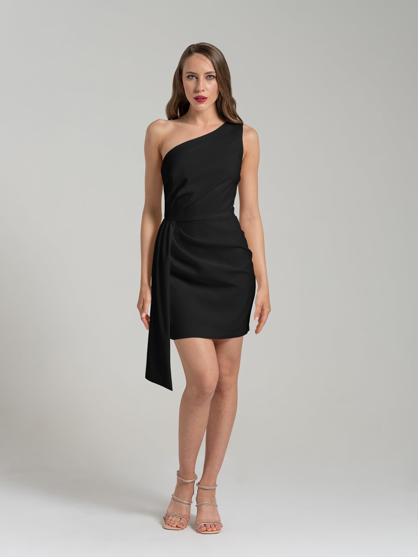 Iconic Glamour Short Dress - Black