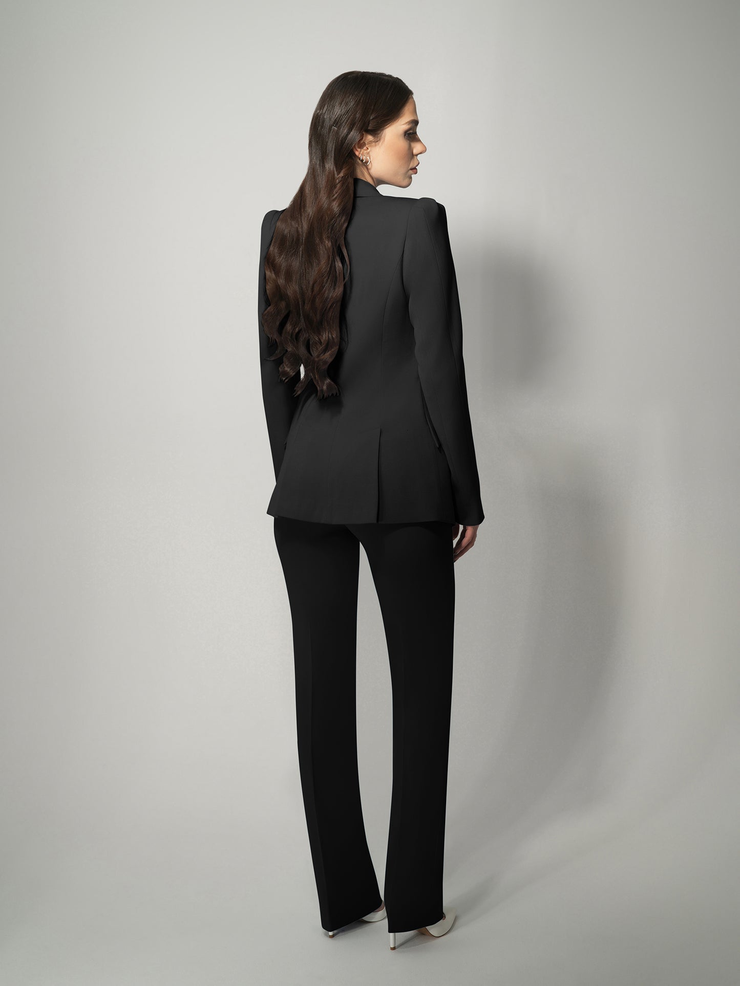 Illusion Classic Tailored Blazer - Black by Tia Dorraine Women's Luxury Fashion Designer Clothing Brand
