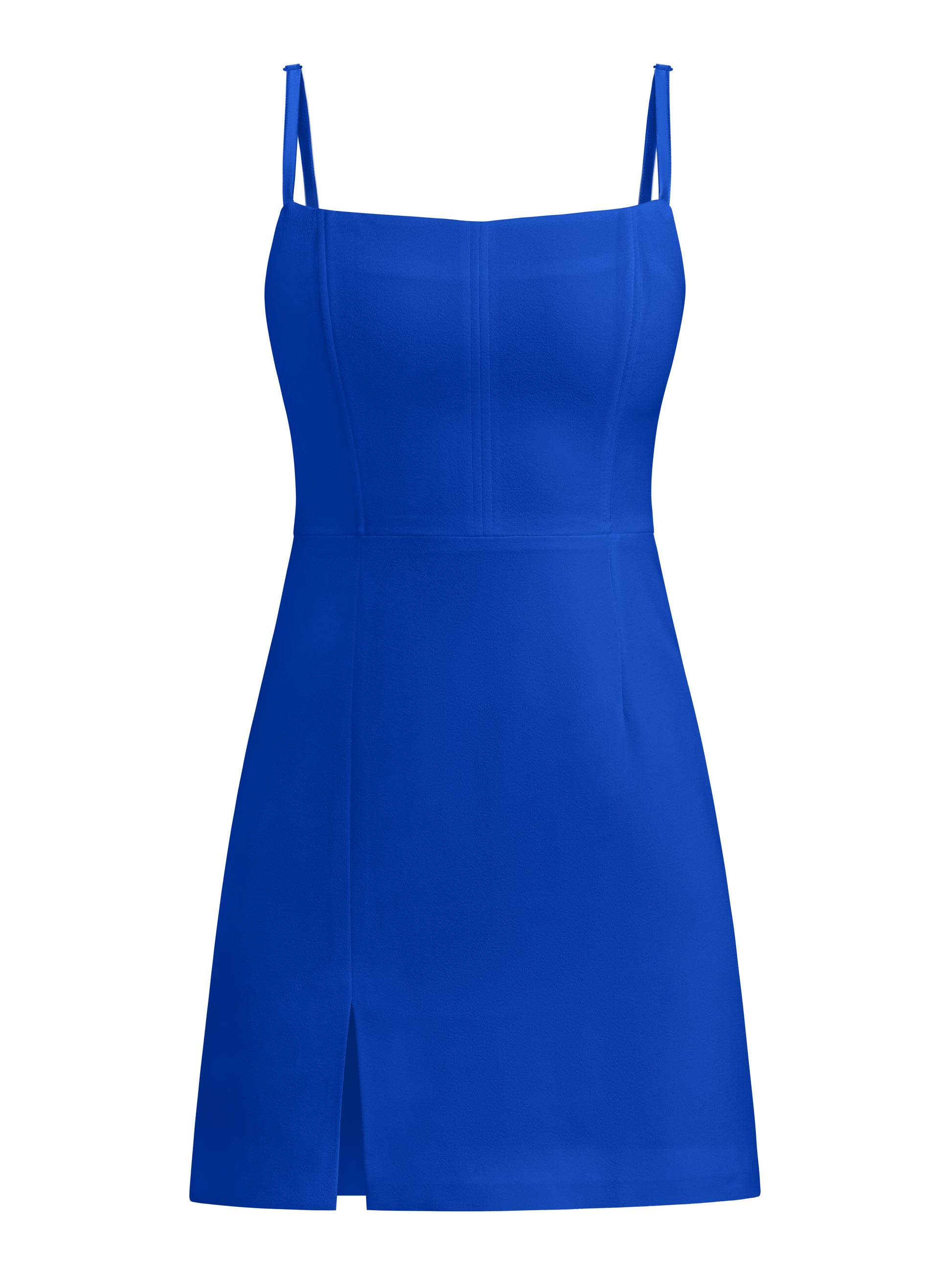 Into You Fitted Mini Dress - Azure Blue by Tia Dorraine Women's Luxury Fashion Designer Clothing Brand