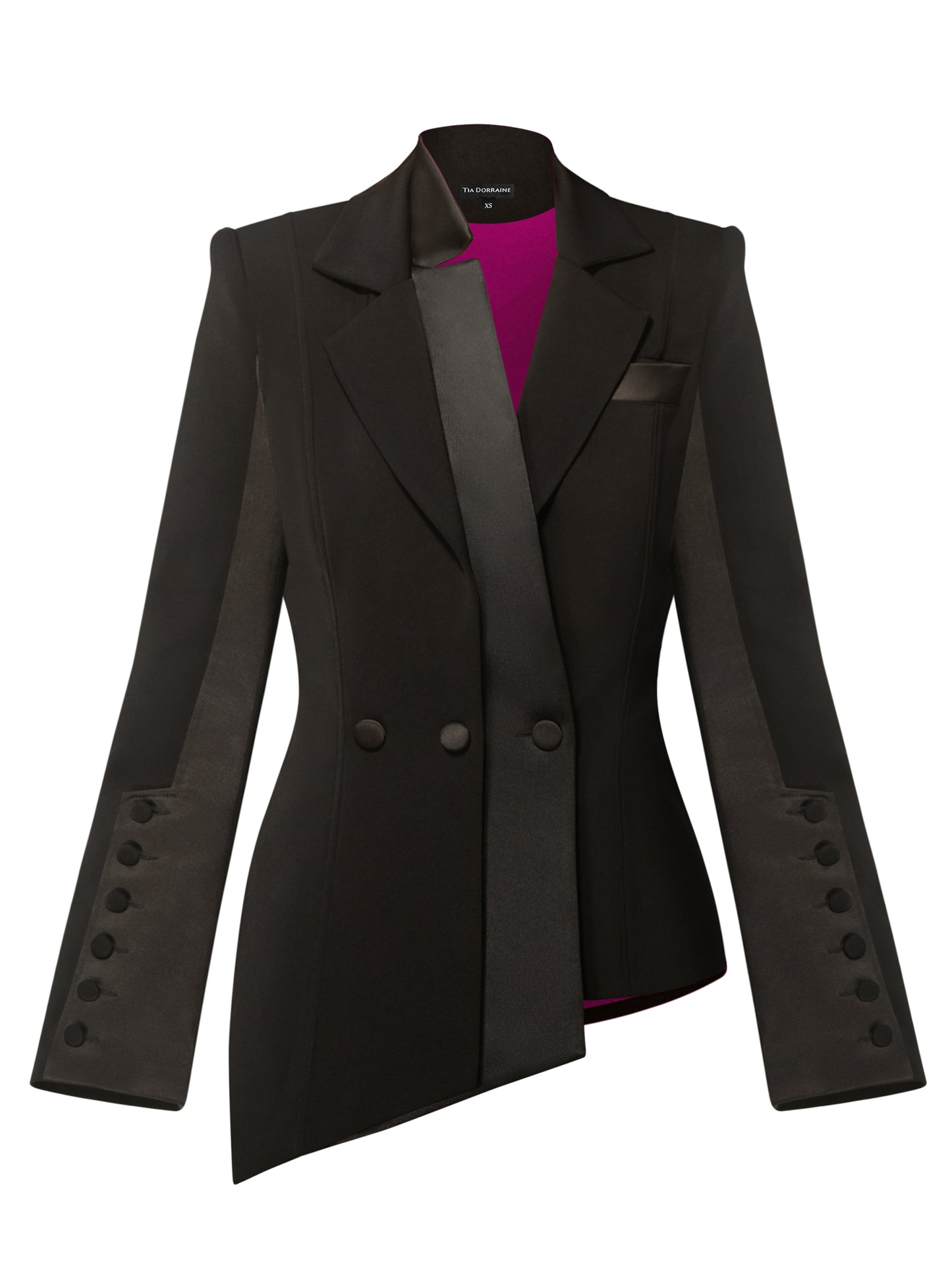 Modern Power Asymmetric Tailored Blazer