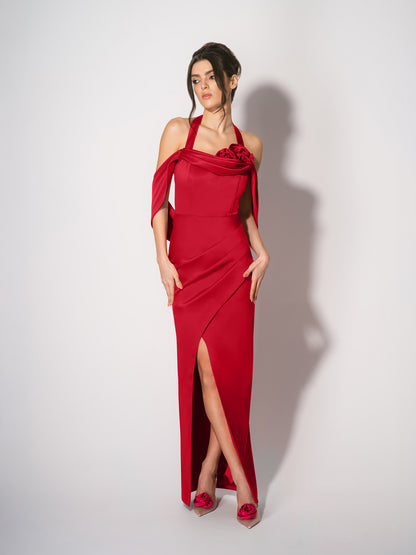 Rose Garden Maxi Dress by Tia Dorraine Women's Luxury Fashion Designer Clothing Brand