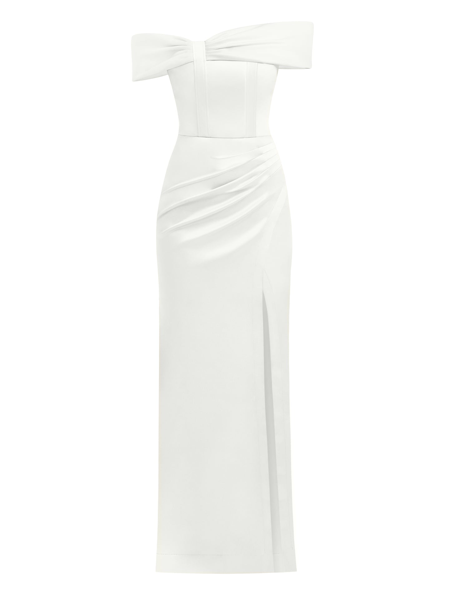 Signature of the Sun Maxi Dress - Pearl White