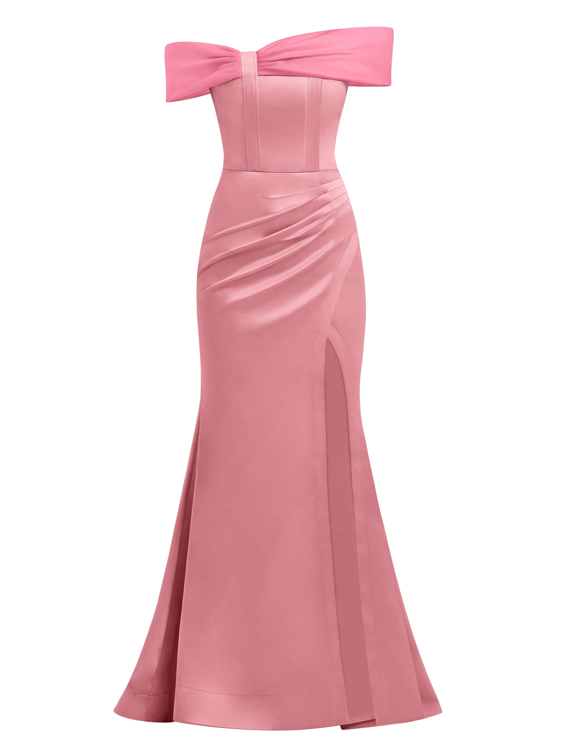 Signature of The Sun Evening Gown - Pastel Pink Pastel Pink / S Signature of The Sun Evening Gown - Pastel Pink Pastel Pink / S