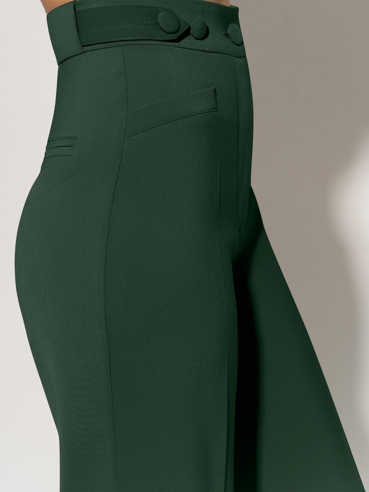 Tailored Fit Suiting Blazer & Trousers Suit - Dark Green