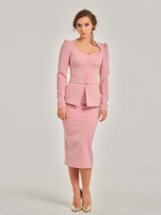 Cotton Candy Two-Piece Set by Tia Dorraine Women's Luxury Fashion Designer Clothing Brand