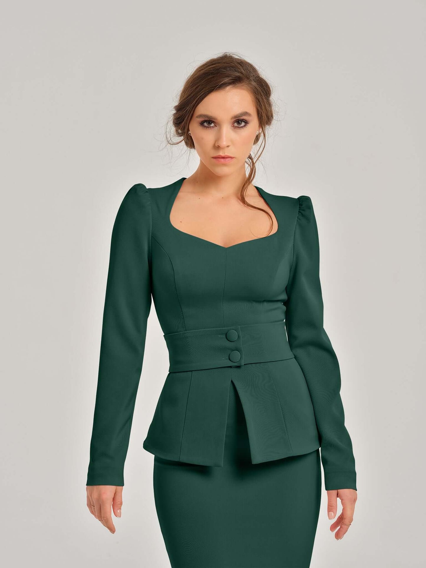 Emerald Dream Two-Piece Set by Tia Dorraine Women's Luxury Fashion Designer Clothing Brand