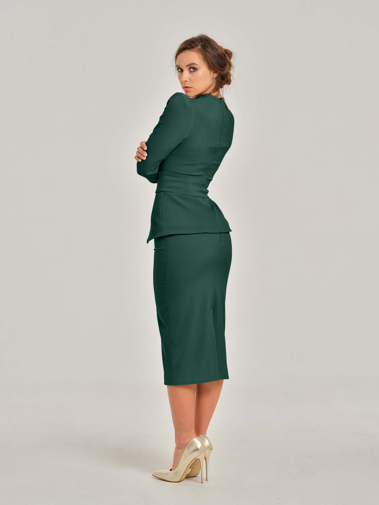 Emerald Dream Two-Piece Set by Tia Dorraine Women's Luxury Fashion Designer Clothing Brand