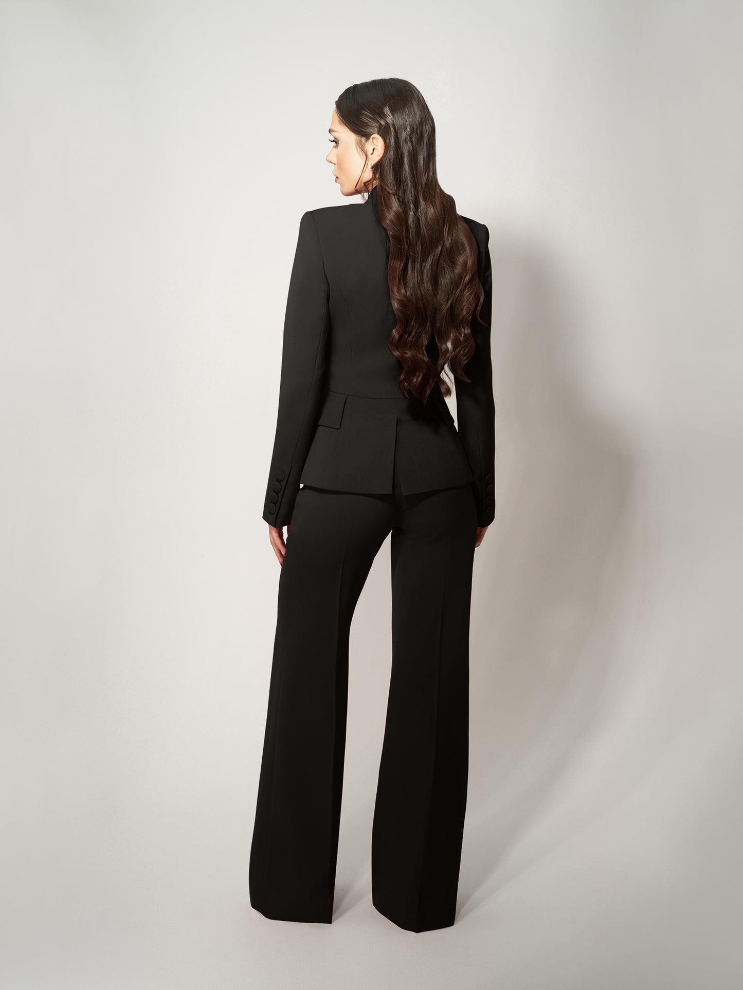 Time for Romance Tailored Suit - Black
