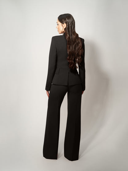 Time for Romance Tailored Suit - Black