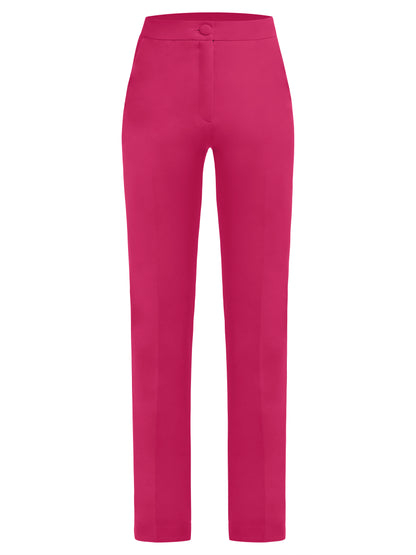 Illusion Classic Tailored Suit with Pink Pants - Black