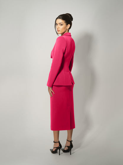 Vision Tailored Blazer & Skirt Suit by Tia Dorraine Women's Luxury Fashion Designer Clothing Brand