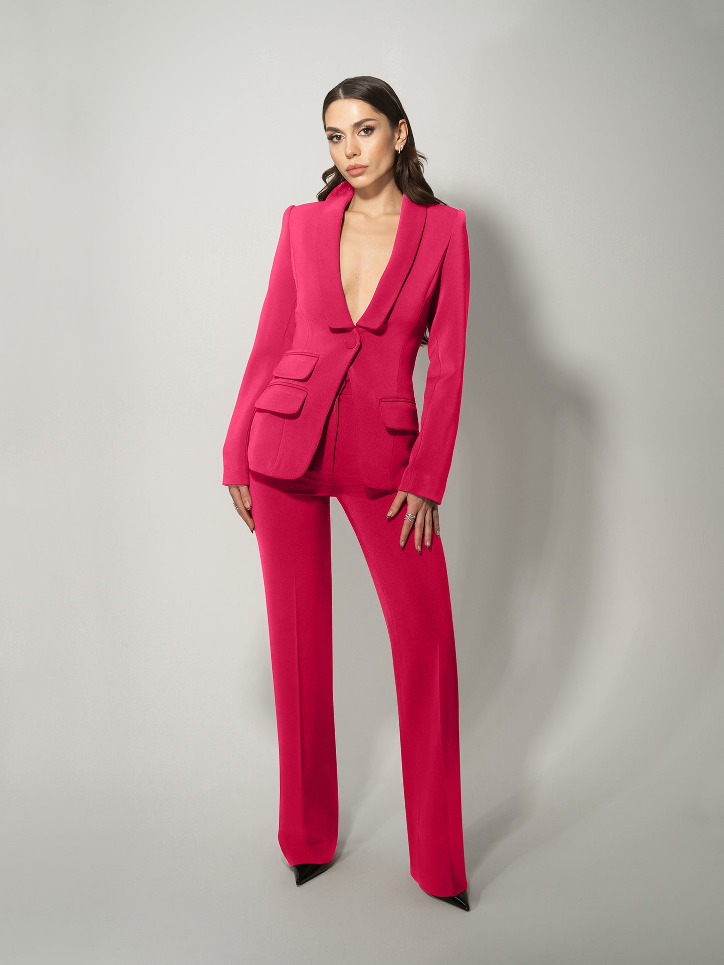 Vision Tailored Blazer & Trousers Suit by Tia Dorraine Women's Luxury Fashion Designer Clothing Brand