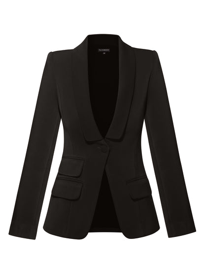 Vision Timeless Single-Breasted Blazer by Tia Dorraine Women's Luxury Fashion Designer Clothing Brand