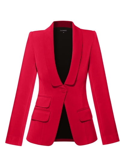 Vision Timeless Single-Breasted Blazer by Tia Dorraine Women's Luxury Fashion Designer Clothing Brand