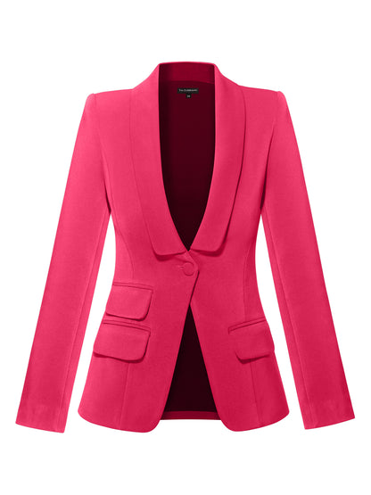 Vision Timeless Single-Breasted Blazer by Tia Dorraine Women's Luxury Fashion Designer Clothing Brand