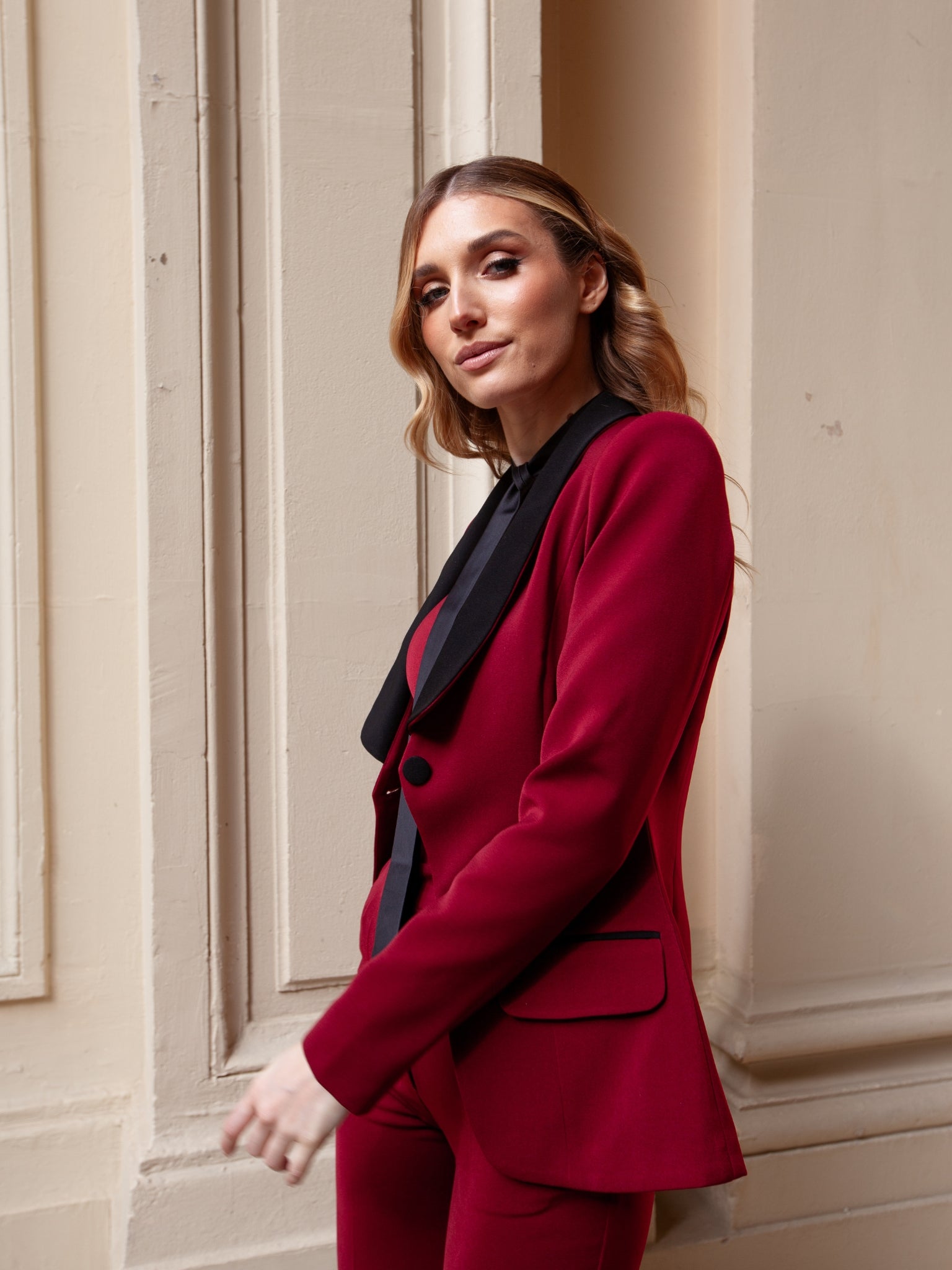 Vision Tailored Blazer & Trousers Suit by Tia Dorraine Women's Luxury Fashion Designer Clothing Brand