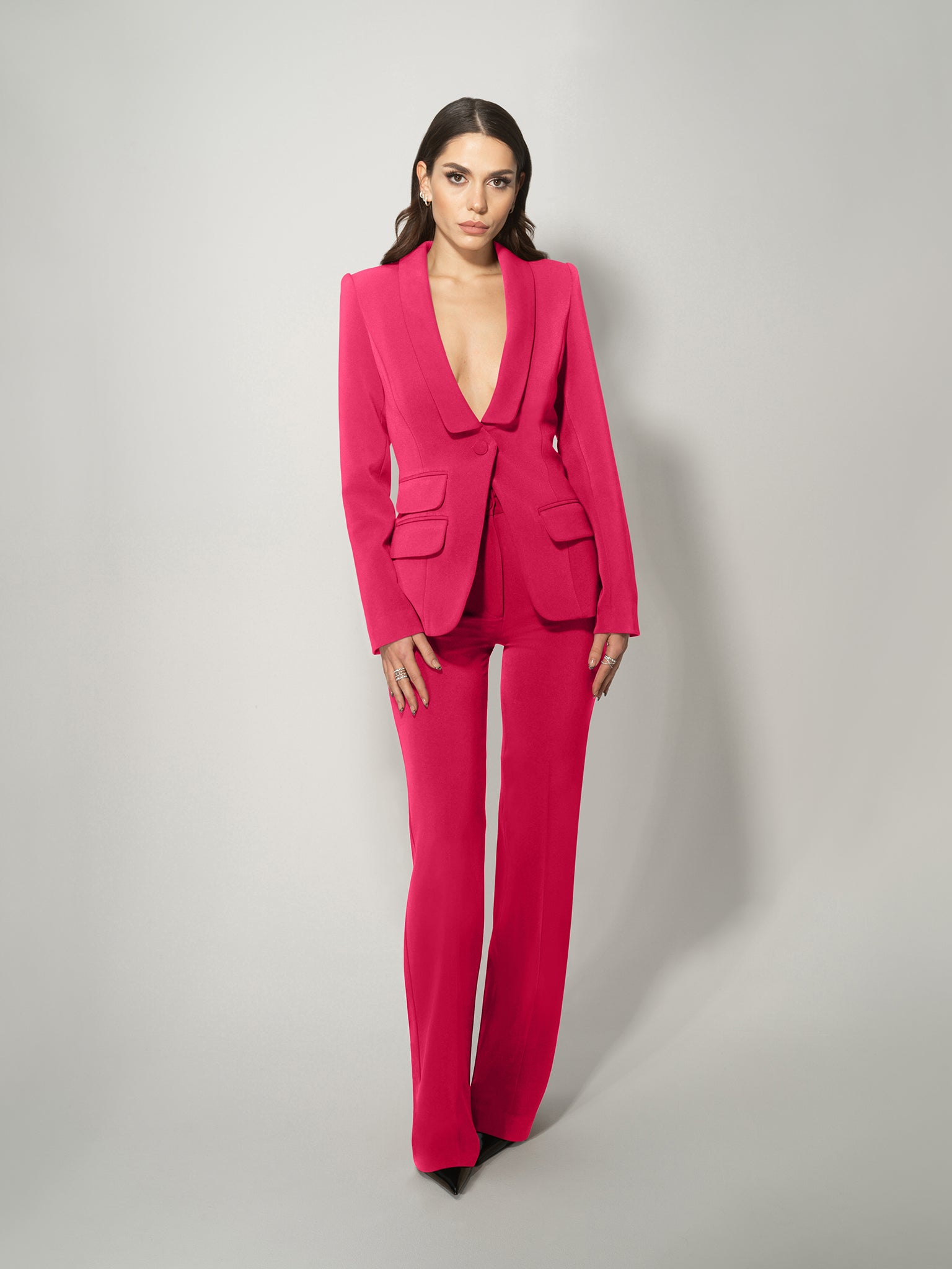 Vision Timeless Single-Breasted Blazer by Tia Dorraine Women's Luxury Fashion Designer Clothing Brand