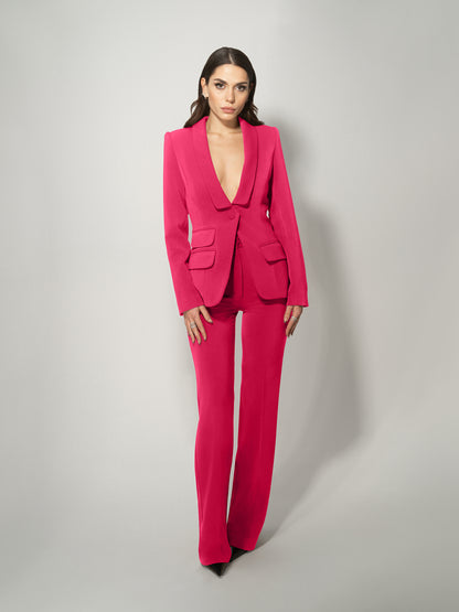 Vision Timeless Single-Breasted Blazer by Tia Dorraine Women's Luxury Fashion Designer Clothing Brand
