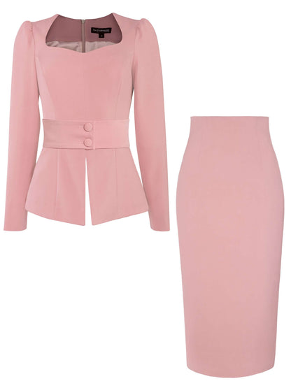 Cotton Candy Two-Piece Set by Tia Dorraine Women's Luxury Fashion Designer Clothing Brand