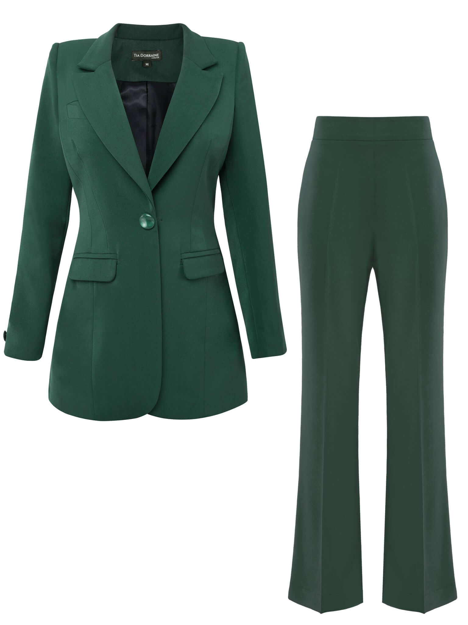 Emerald Dream Timeless Power Suit by Tia Dorraine Women's Luxury Fashion Designer Clothing Brand