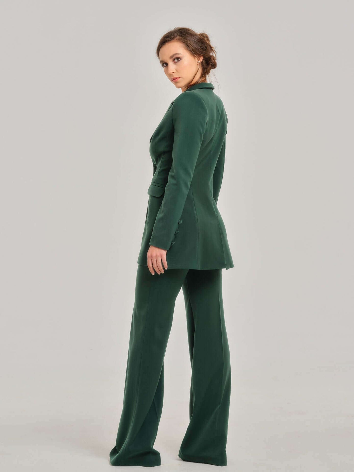 Emerald Dream Timeless Power Suit by Tia Dorraine Women's Luxury Fashion Designer Clothing Brand