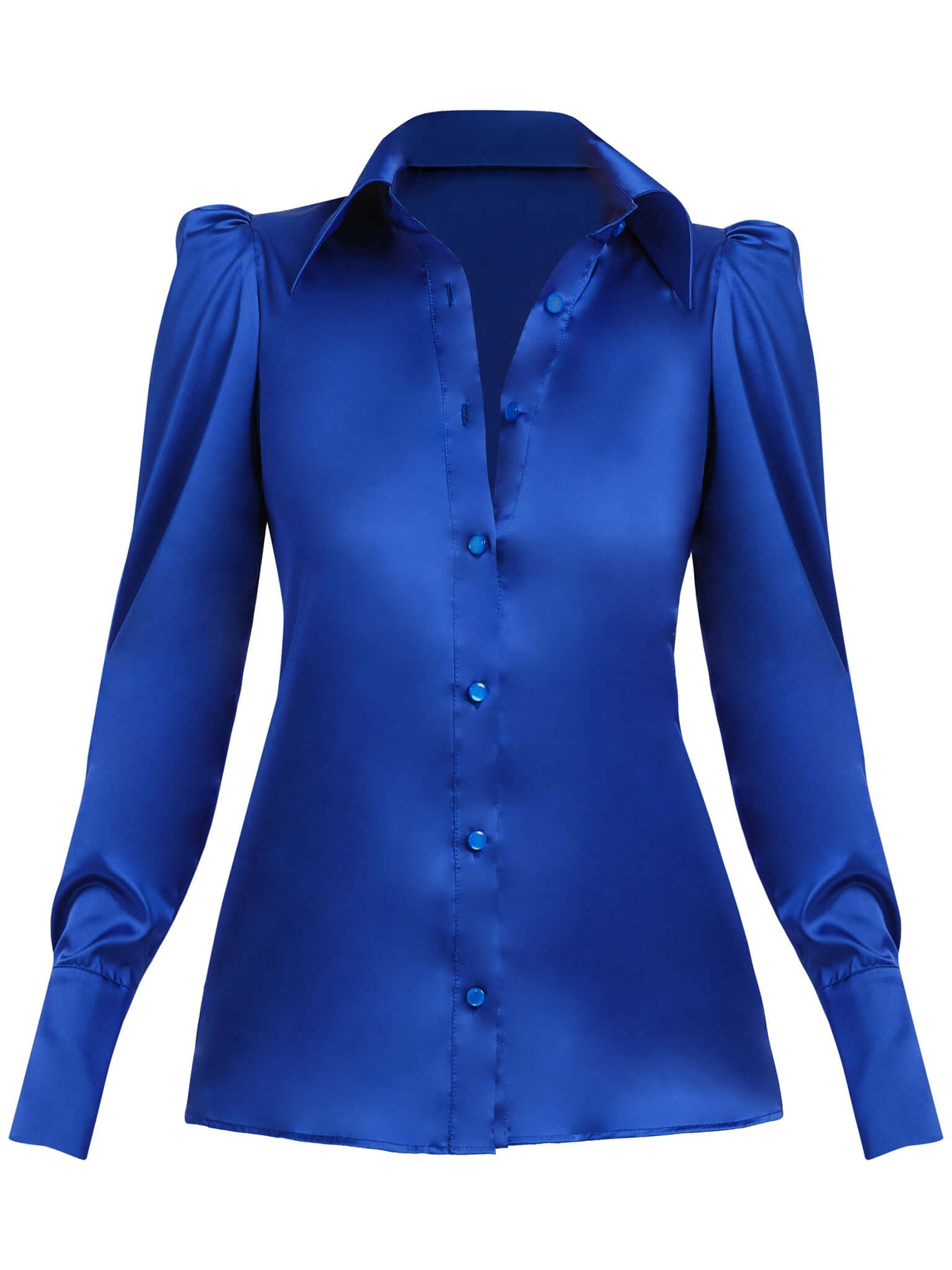 royal blue dress shirt women's Royal Blue Dress, Elegant Shirt Dress, Long Sleeve Dress, Midi Dress For Women, Plus Size Clothing, Formal Winter Dress, Front Button Dress