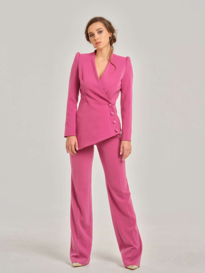 Sweet Desire Asymmetric Power Suit by Tia Dorraine Women's Luxury Fashion Designer Clothing Brand